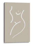 Arte lineal femenino minimalista - Fluidys Studio | Cuadro decorativo de Canvas Lab