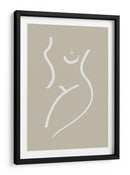 Arte lineal femenino minimalista - Fluidys Studio | Cuadro decorativo de Canvas Lab