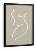 Arte lineal femenino minimalista - Fluidys Studio | Cuadro decorativo de Canvas Lab