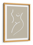 Arte lineal femenino minimalista - Fluidys Studio | Cuadro decorativo de Canvas Lab