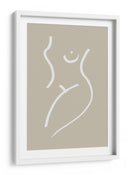 Arte lineal femenino minimalista - Fluidys Studio | Cuadro decorativo de Canvas Lab