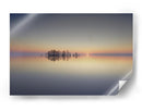 Atardecer en Mirror Lake - Liyun Yu | Cuadro decorativo de Canvas Lab
