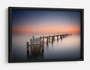Atardecer en muelle roto - Jose Beut | Cuadro decorativo de Canvas Lab