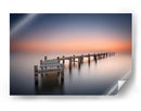 Atardecer en muelle roto - Jose Beut | Cuadro decorativo de Canvas Lab