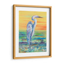Egret Sun Puesta De Sol I - Olivia Brewington | Cuadro decorativo de Canvas Lab