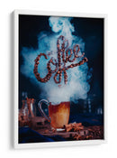 Arte de granos de café humeantes - Dina Belenko | Cuadro decorativo de Canvas Lab