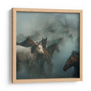 Caballos salvajes en el polvo - Huseyin Taşkın | Cuadro decorativo de Canvas Lab