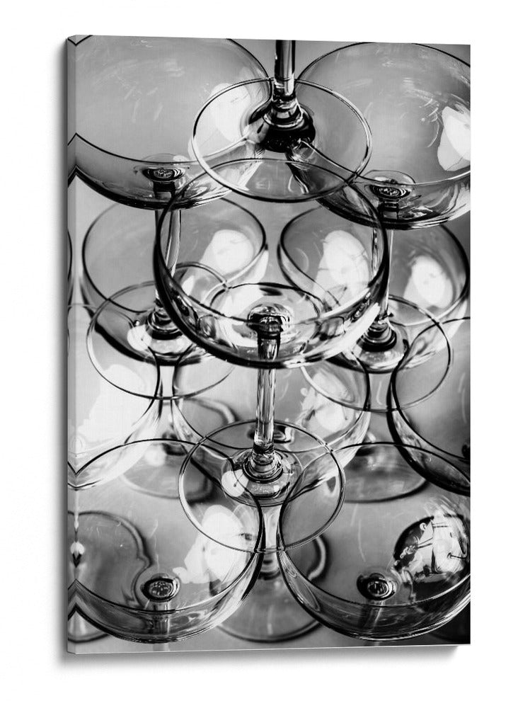 Copas de champán apiladas - Fluidys Studio III | Cuadro decorativo de Canvas Lab