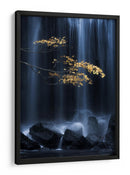Cascada de hojas doradas - Yuki Yatsushima | Cuadro decorativo de Canvas Lab