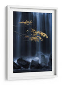 Cascada de hojas doradas - Yuki Yatsushima | Cuadro decorativo de Canvas Lab