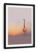 Cielo al atardecer con flamencos rosas - Anna Cseresnjes | Cuadro decorativo de Canvas Lab