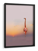 Cielo al atardecer con flamencos rosas - Anna Cseresnjes | Cuadro decorativo de Canvas Lab