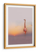 Cielo al atardecer con flamencos rosas - Anna Cseresnjes | Cuadro decorativo de Canvas Lab
