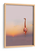 Cielo al atardecer con flamencos rosas - Anna Cseresnjes | Cuadro decorativo de Canvas Lab