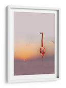 Cielo al atardecer con flamencos rosas - Anna Cseresnjes | Cuadro decorativo de Canvas Lab