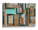 Collage de puertas eclécticas - Ali Ayer | Cuadro decorativo de Canvas Lab