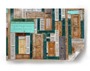 Collage de puertas eclécticas - Ali Ayer | Cuadro decorativo de Canvas Lab