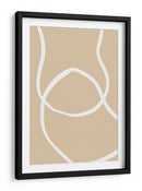 Curvas fluidas de color beige - Fluidys Studio | Cuadro decorativo de Canvas Lab
