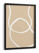 Curvas fluidas de color beige - Fluidys Studio | Cuadro decorativo de Canvas Lab