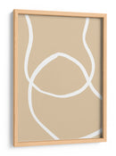 Curvas fluidas de color beige - Fluidys Studio | Cuadro decorativo de Canvas Lab