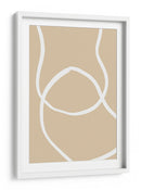 Curvas fluidas de color beige - Fluidys Studio | Cuadro decorativo de Canvas Lab