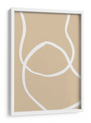 Curvas fluidas de color beige - Fluidys Studio | Cuadro decorativo de Canvas Lab