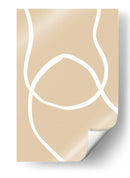 Curvas fluidas de color beige - Fluidys Studio | Cuadro decorativo de Canvas Lab