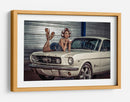Coche clásico retro estilo pin-up - gNo | Cuadro decorativo de Canvas Lab