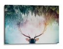 Ciervo del bosque místico - Angyalosi Beata | Cuadro decorativo de Canvas Lab