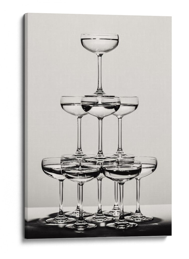 Elegante pirámide de cristal - Fluidys Studio III | Cuadro decorativo de Canvas Lab