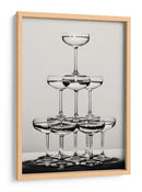 Elegante pirámide de cristal - Fluidys Studio III | Cuadro decorativo de Canvas Lab