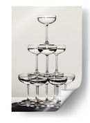 Elegante pirámide de cristal - Fluidys Studio III | Cuadro decorativo de Canvas Lab