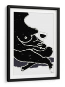 Desnuda y relajada con vino - Fluidys Studio II | Cuadro decorativo de Canvas Lab