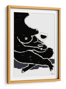 Desnuda y relajada con vino - Fluidys Studio II | Cuadro decorativo de Canvas Lab