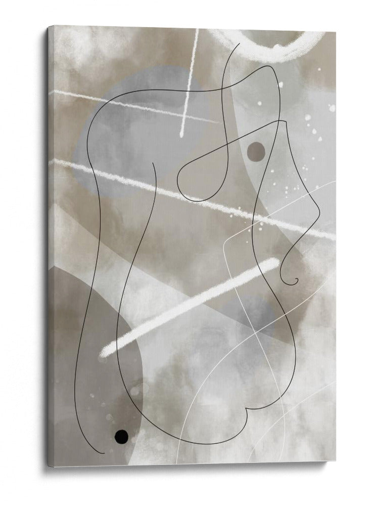 Estudio de figura abstracta - Fluidys Studio II | Cuadro decorativo de Canvas Lab