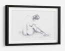 Desnuda sentada con gracia y cabello recogido - Fluidys Studio II | Cuadro decorativo de Canvas Lab