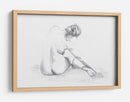 Desnuda sentada con gracia y cabello recogido - Fluidys Studio II | Cuadro decorativo de Canvas Lab