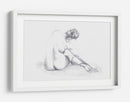 Desnuda sentada con gracia y cabello recogido - Fluidys Studio II | Cuadro decorativo de Canvas Lab