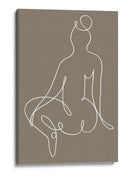 Dibujo lineal sereno - Fluidys Studio II | Cuadro decorativo de Canvas Lab