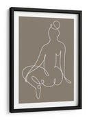 Dibujo lineal sereno - Fluidys Studio II | Cuadro decorativo de Canvas Lab