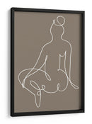 Dibujo lineal sereno - Fluidys Studio II | Cuadro decorativo de Canvas Lab