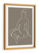 Dibujo lineal sereno - Fluidys Studio II | Cuadro decorativo de Canvas Lab
