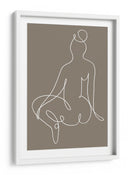 Dibujo lineal sereno - Fluidys Studio II | Cuadro decorativo de Canvas Lab
