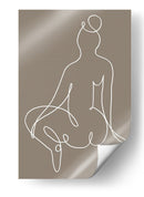 Dibujo lineal sereno - Fluidys Studio II | Cuadro decorativo de Canvas Lab