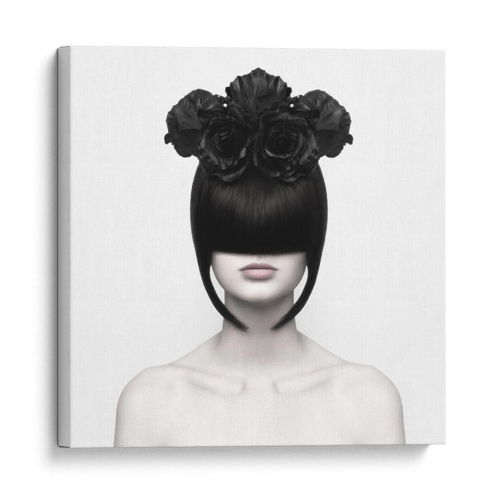 Elegancia de flores negras - Martina Nemcekova EP | Cuadro decorativo de Canvas Lab