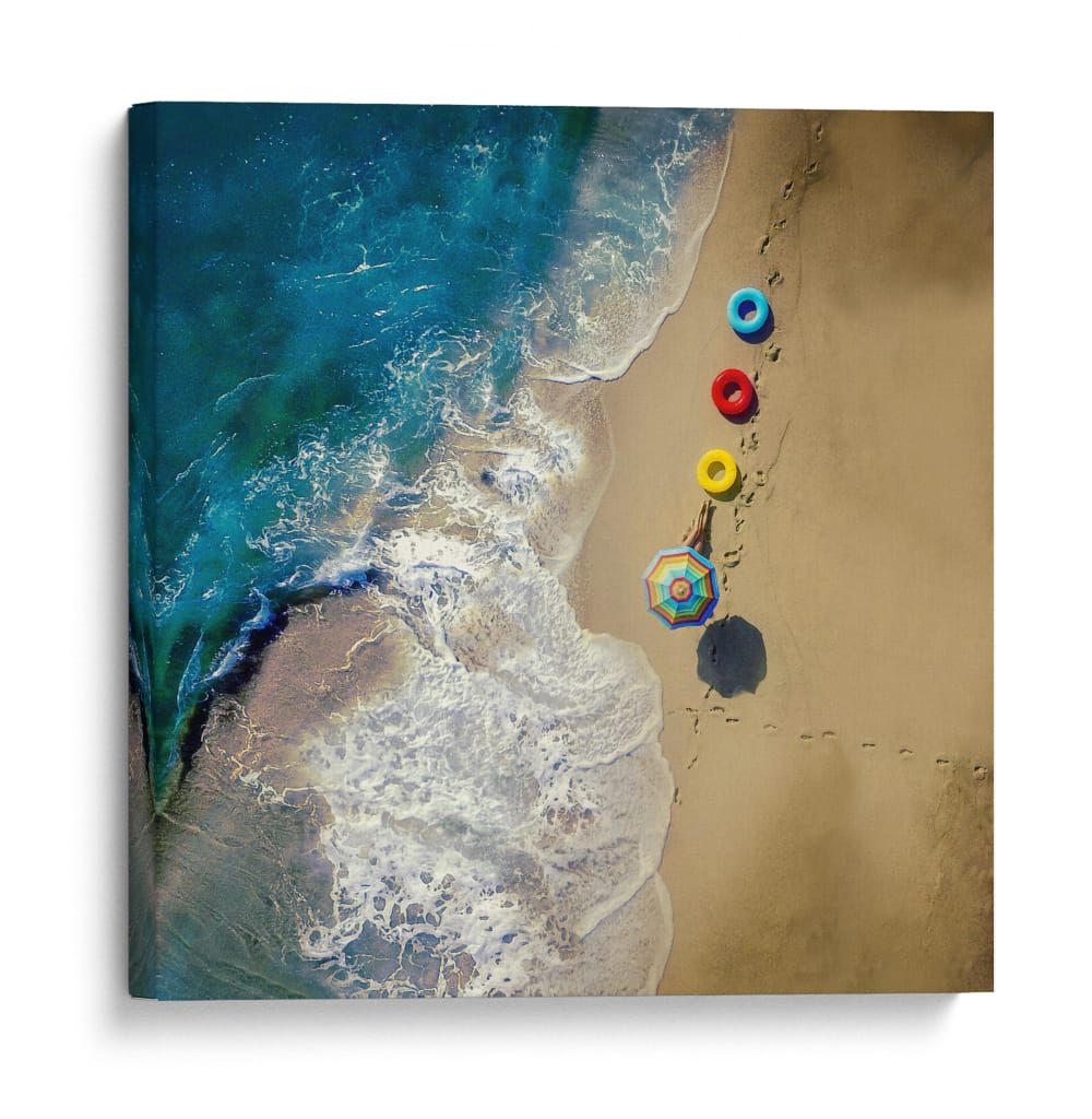 Día aéreo de playa - ambra | Cuadro decorativo de Canvas Lab