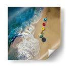Día aéreo de playa - ambra | Cuadro decorativo de Canvas Lab