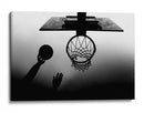Disparo de silueta de baloncesto - Paulo Medeiros | Cuadro decorativo de Canvas Lab