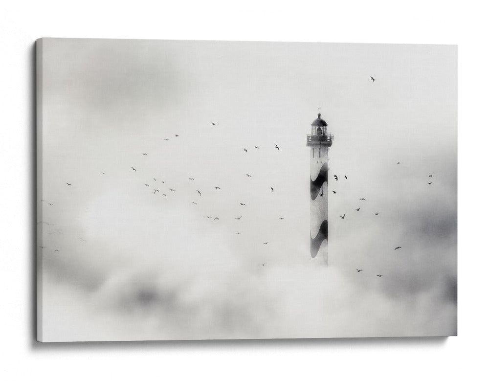Faro en las nubes - Piet Flour | Cuadro decorativo de Canvas Lab