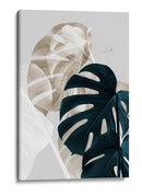 Hojas de monstera superpuestas - Fluidys Studio III | Cuadro decorativo de Canvas Lab